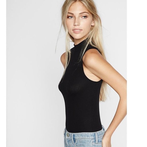 express mock neck tank